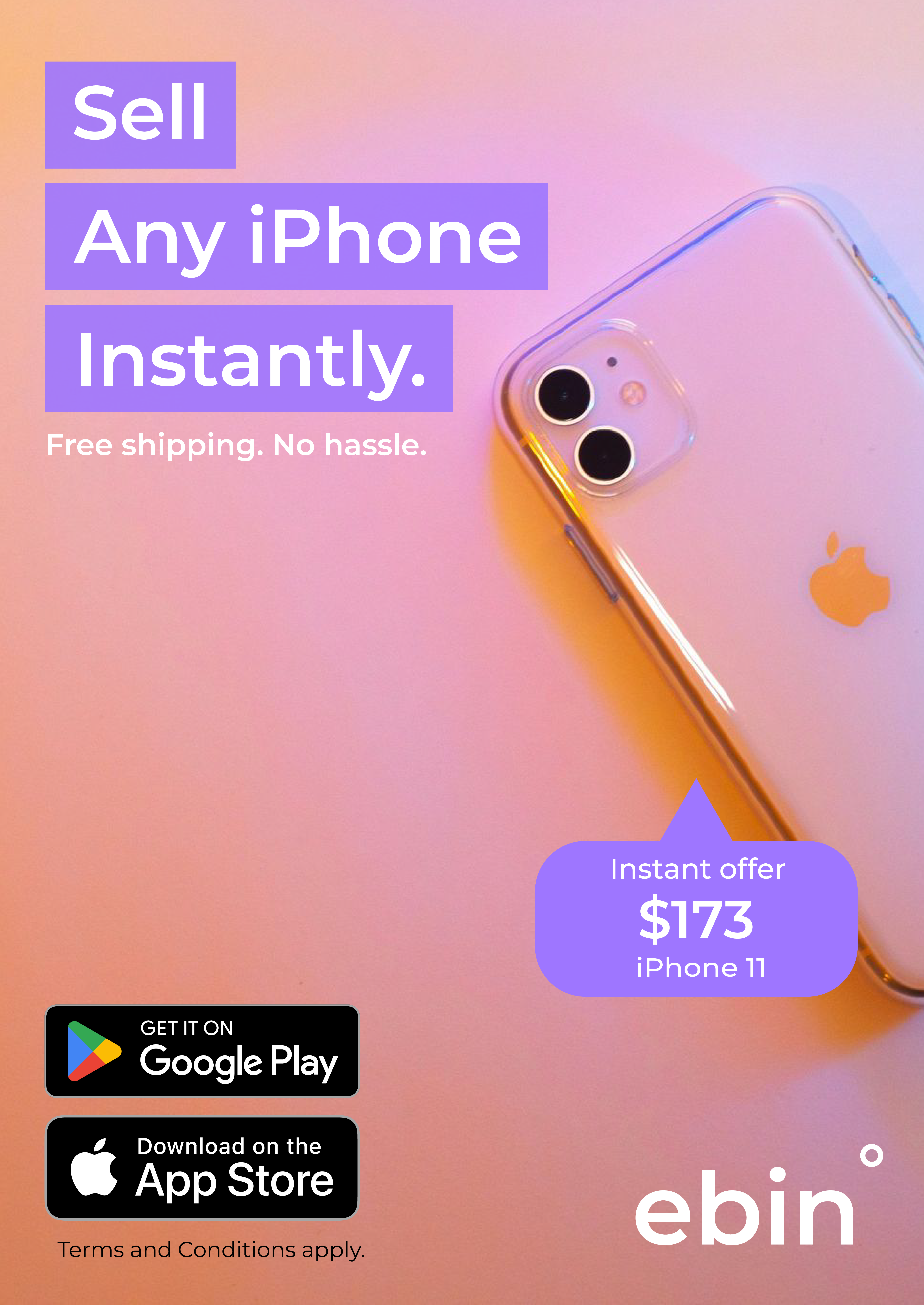 Sell any iPhone instantly